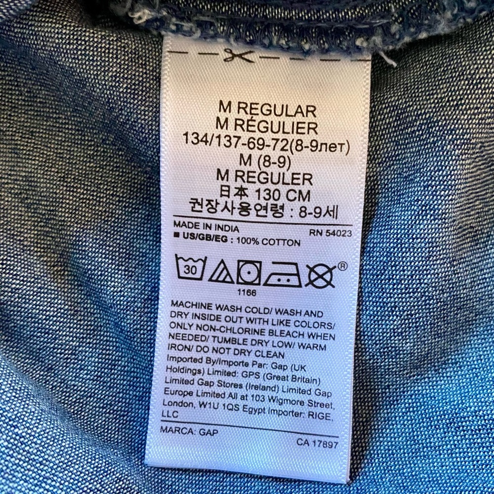 NWT Gap Chambray Dress - Picture 8 of 8